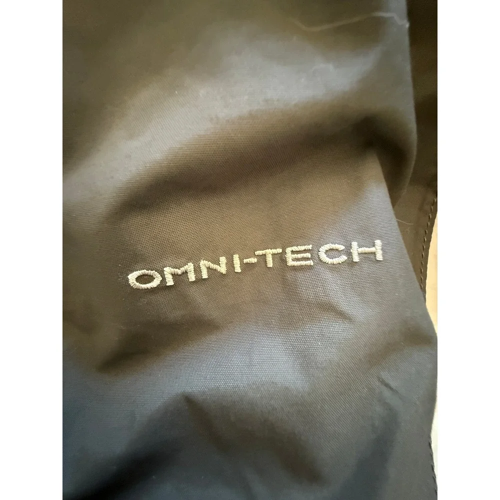 Columbia Interchange Jacket Mens L Grey Red Excellent Omni-Tech Waterproof Shell